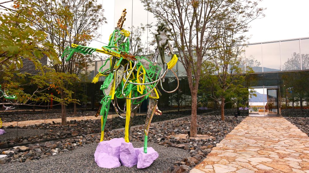 Soul Miner（松山智一）＜下瀬美術館・鏡の森＞。 | SEABORN資料館