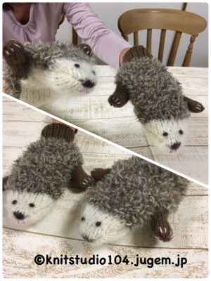 可愛すぎる！三國万里子さんデザインの”ハリネズミのミトン