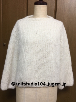 イギリスゴム編みのセーターって難しいですか 横浜 大倉山の編み物教室 ニットスタジオ１０４日記