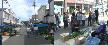 今日の朝市(6月12日)