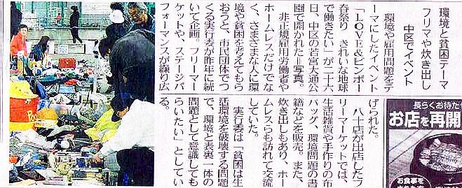 アースデイあいち・中日新聞20090427