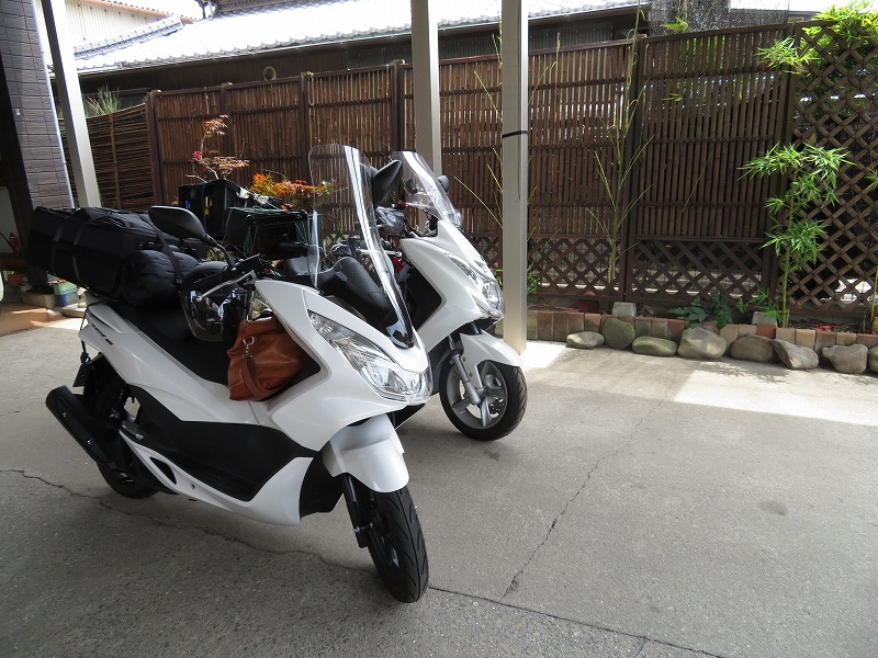 Yamaha マジェスティs Honda Pcx150 北海道仕様荷物満載 うまか ブログ