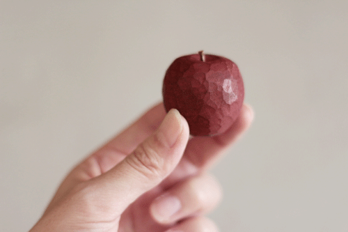 クロヌマタカトシ りんごのオブジェ-
