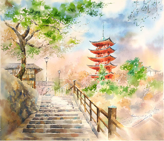 水彩画の風景 2022年作(故郷) 水彩画の風景 2022年作(故郷) 水彩画の風景 2022年作(故郷) 新装版