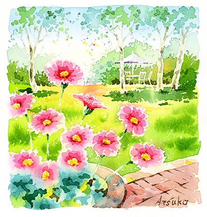 5月の絵 | うさこの透明水彩画