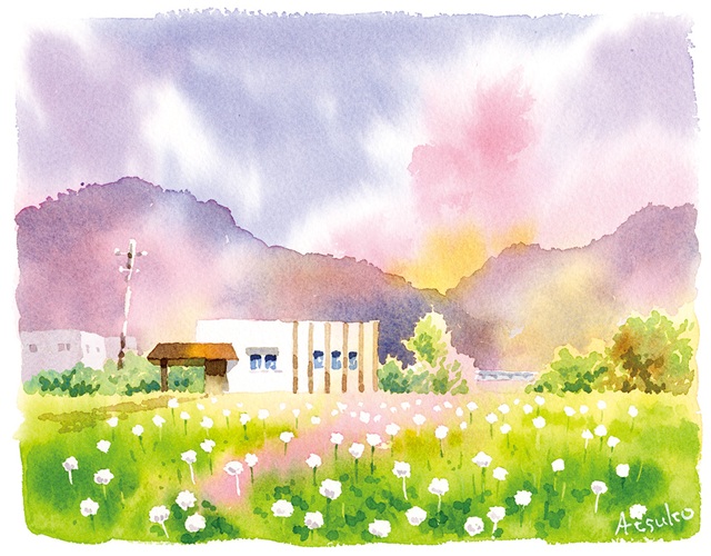 初夏 | うさこの透明水彩画