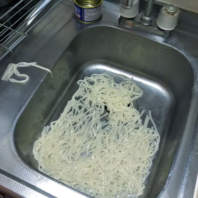 うどんぶちまけ画像
