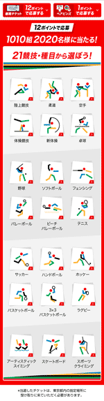 選べるオリンピック種目 選べるオリンピック種目