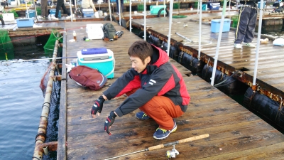 年末大晦日 田尻漁港の釣堀 谷貴彦 たかひこ ブログ