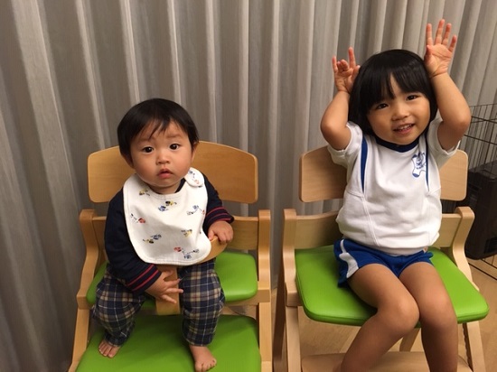 アップライトチェアお届け写真です