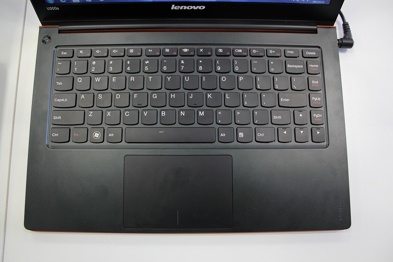 IdeaPad U300sのキーボード