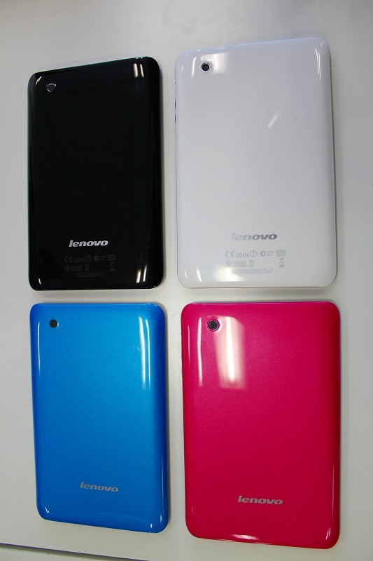IdeaPad Tablet A1 4色揃い