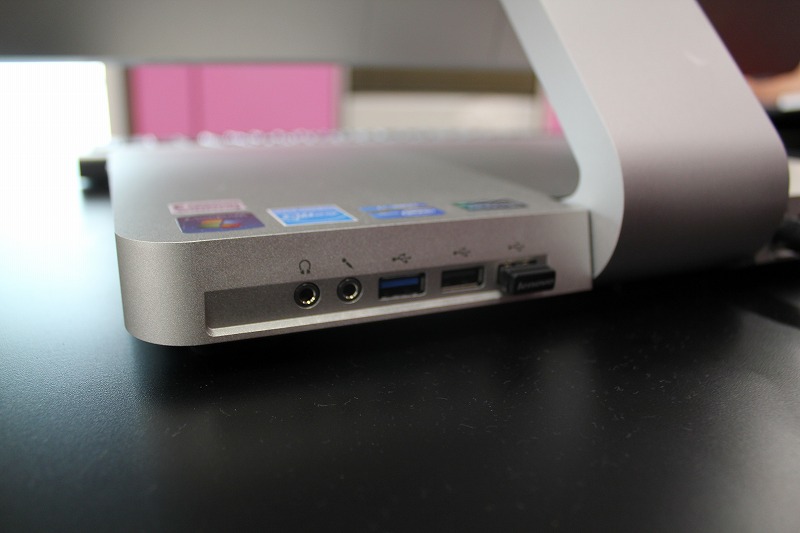 IdeaCentre A720 インタフェース