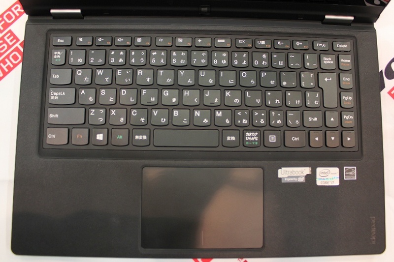 IdeaPad Yoga 13 キーボード