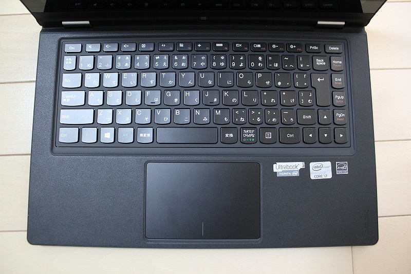 IdeaPad YOGA13キーボード