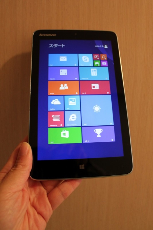 Lenovo Miix2 8 縦持ち