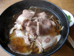 梅ヶ島 湯本屋のししそば