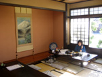 榊屋の和室にて