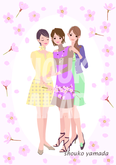 桜の開花 Shoukoyamada イラストブログ