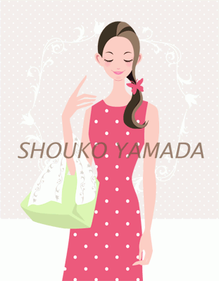 女性イラスト人物画像 おしゃれしておでかけ イラストレーター Shouko Yamada Shoukoyamada イラストブログ