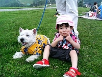 山頂にて