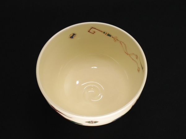 清閑寺 杉田祥平 色絵宝尽くし画 茶碗 | 坂井春明堂 清閑寺 杉田祥平 色絵宝尽くし画 茶碗 | 坂井春明堂