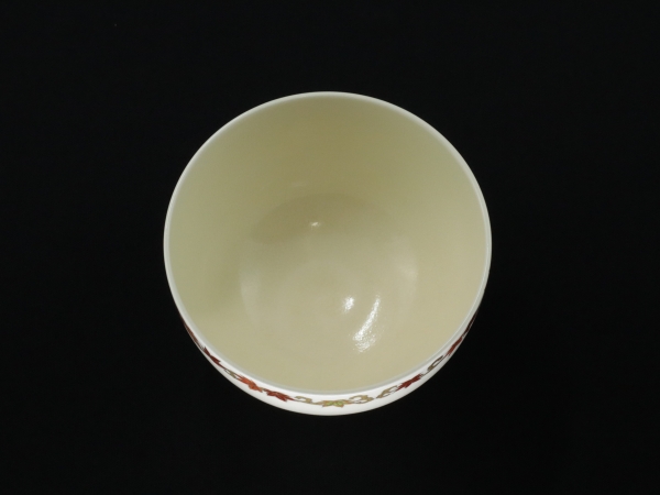 兼中斎宗匠書付 陶正山 紅葉二唐草茶碗 | 坂井春明堂
