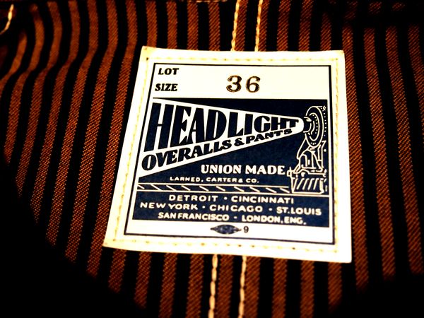 HEAD LIGHT COVERALL（ヘッドライト カバーオール） | JUNKY