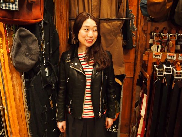 ゆいちゃん ルイスレザーを買う！】の巻き | JUNKY STYLE