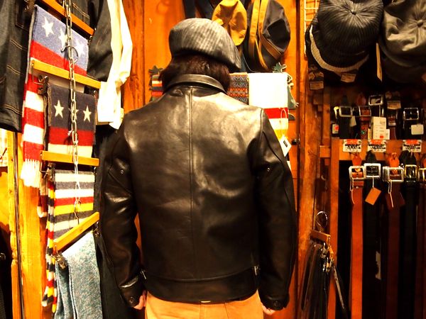 ヘラーズカフェ スキージャケット WAREHOUSE HELLER`S CAFE ヘラーズカフェ 1930's レザー