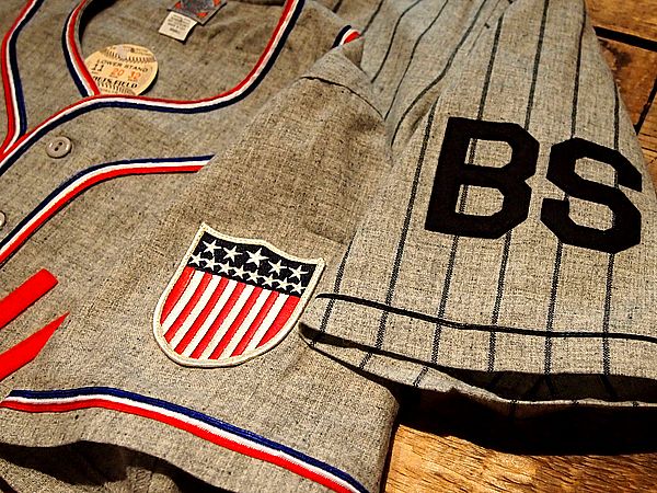 エベッツフィールドフランネルズ アメリカ製ベースボールシャツ