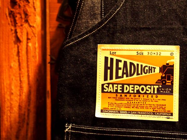 ◾️未使用◾️HEADLIGHT◾️実名復刻◾️ローバック◾️オーバーオール◾️新品◾️ 実名復刻ヘッドライトから約5年振りとなるハイバック