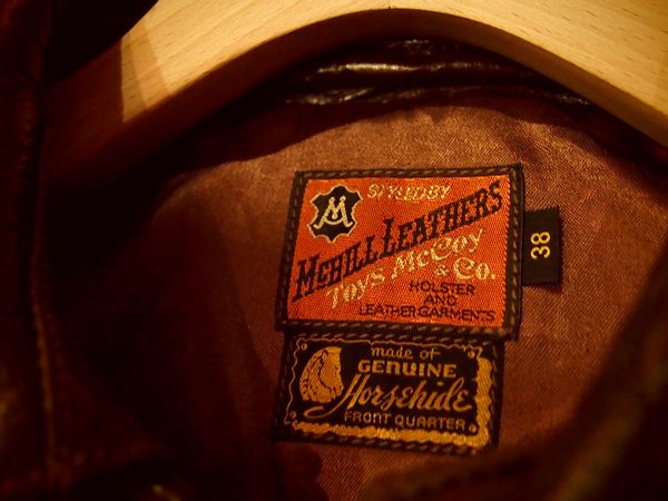 トイズマッコイからインディジャケット入荷!!【McHILL LEATHER トイズマッコイからインディジャケット入荷!!【McHILL LEATHER