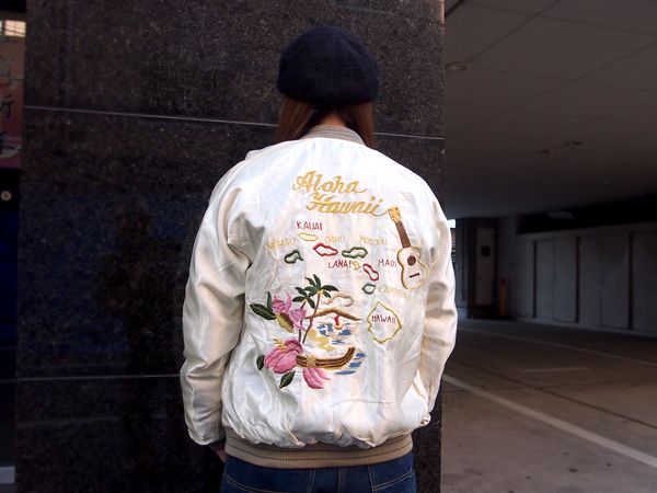 テーラー東洋からパームツリー×ハワイマップスカジャン入荷