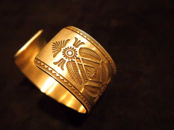 エディソンサンディスミス Navajo Edison Sandy Smith Stamp Ring - 練馬のインディアン