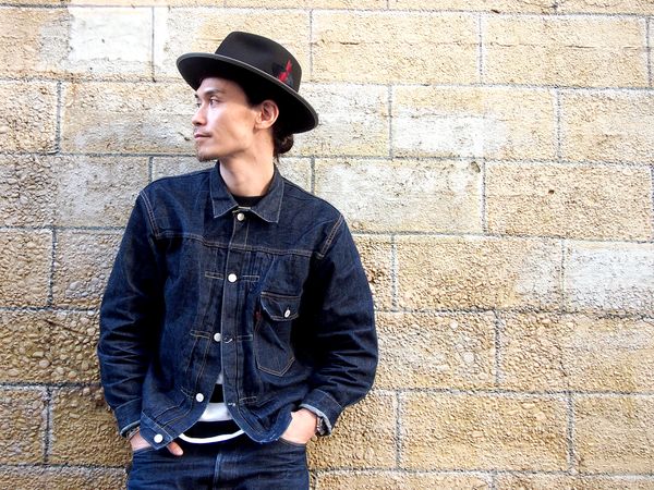 ステットソン ピュアビーバー ライトオリーブ STETSON KENTO着用
