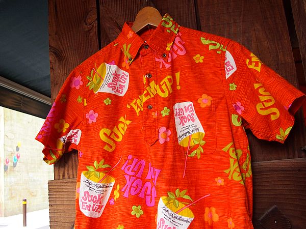 最終Duke Kahanamoku Suck ‘em up アロハ/カハナモク DUKE KAHANAMOKU アロハシャツCOTTON PULLOVER BD SHIRT