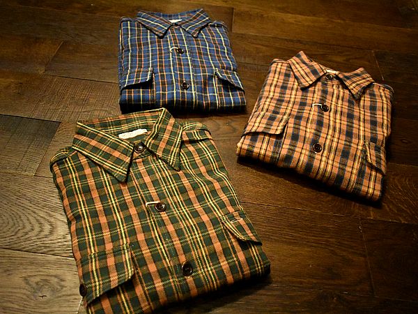 古き良きチンストラップ付きのネルシャツが入荷！！【WAREHOUSE