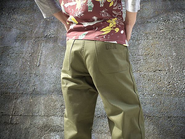 ウエアハウス U.S.N(H.B.T)パンツ36 せわしなく