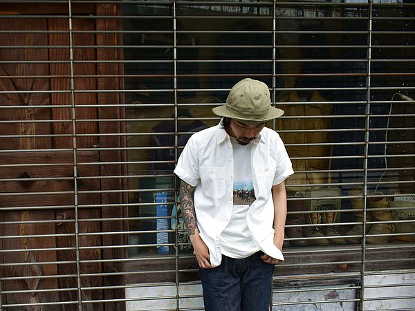 ウエアハウス Lot 5200 ARMY HAT ヘリンボーン U W(淡)