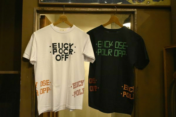 ナンバーナインFUCK OFF プリント Tシャツ ナンバーナイン ガンズ期