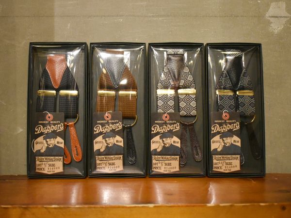 今年のサスペンダーも良柄揃い！！【DAPPER'S / LOT1447B Classical