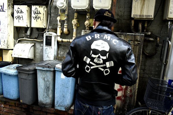 ドルチェ&ガッバーナ　46 青　ライダース　ナイロン&スエード地ジャケット ドルチェ&ガッバーナ 46 青 ライダース ナイロン&スエード地