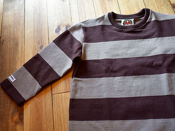 JUNKYSTYLE×BARBARIAN【12oz. 3/4 SLEEVE BORDER TEE】 | JUNKY