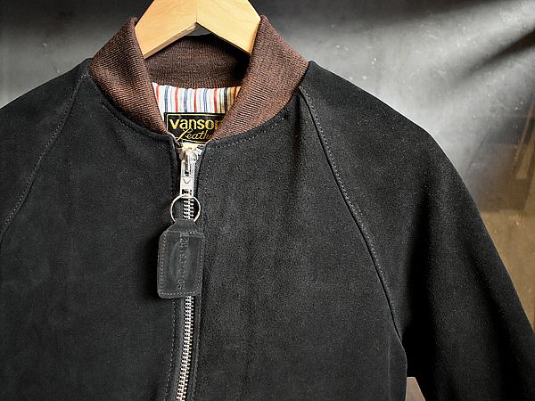 バンソンのスエードジャケットが!!!【VANSON / BLACK SUEDE バンソンのスエードジャケットが!!!【VANSON / BLACK SUEDE