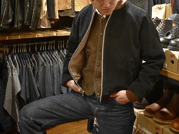 バンソンのスエードジャケットが！！！【VANSON / BLACK SUEDE