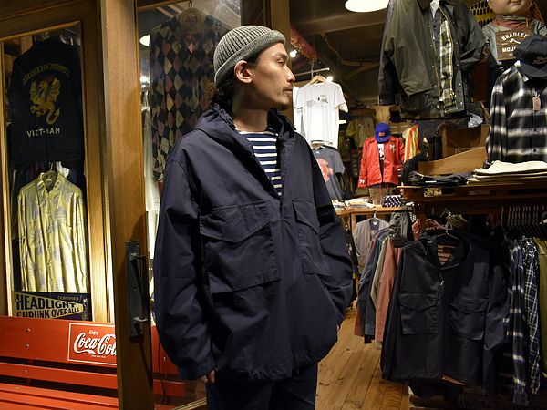 梅雨に向けての準備を！！VENTILE®を使ったミリタリーパーカのご紹介