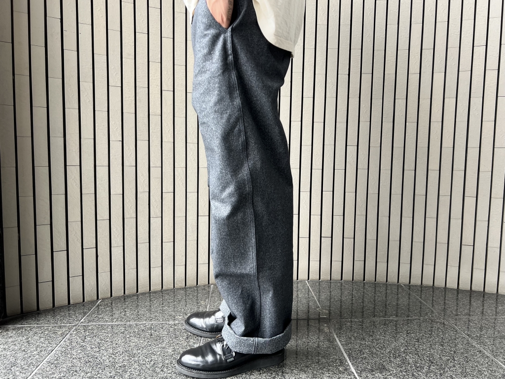 RRL DoubleRL トラウザー パンツ　ブラックシャンブレー 黒シャン DoubleRL トラウザーブラックシャンブレー
