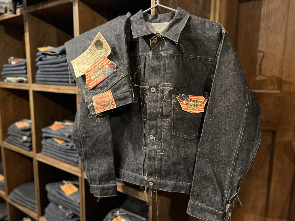 SUGAR CANE “Made in USA” 【13oz. BLUE DENIM BLOUSE 1944 SUGAR CANE “Made in USA” 【13oz. BLUE DENIM BLOUSE 1944