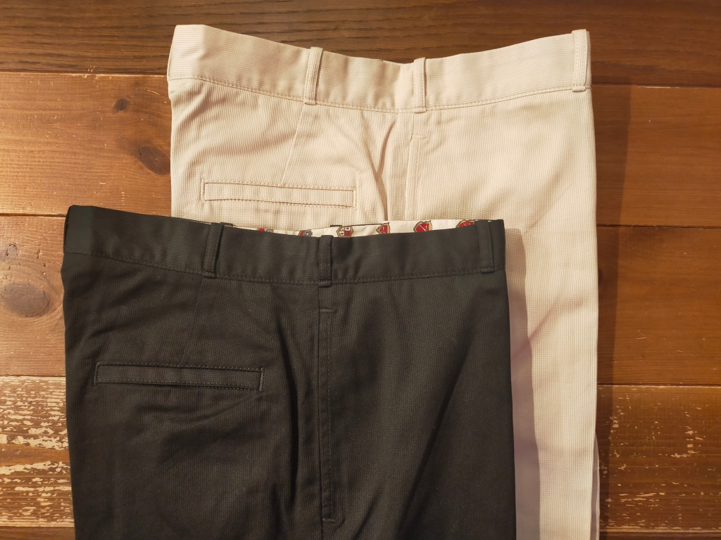 パンツ WAREHOUSE FLIP TOP STYLE PIQUE PANTS 33 Black Flip-waist Pinstripe Suit Pants – Earth Gallery